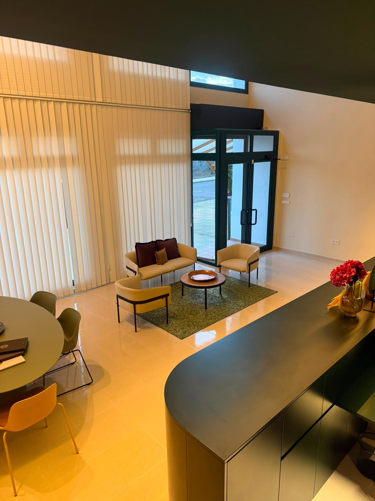 Grupo One office lounge