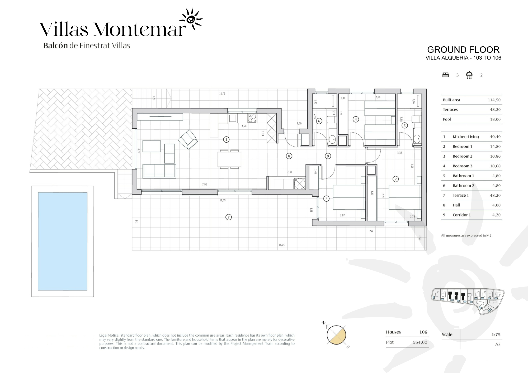 montemar villas — Alqueria Ground Floor