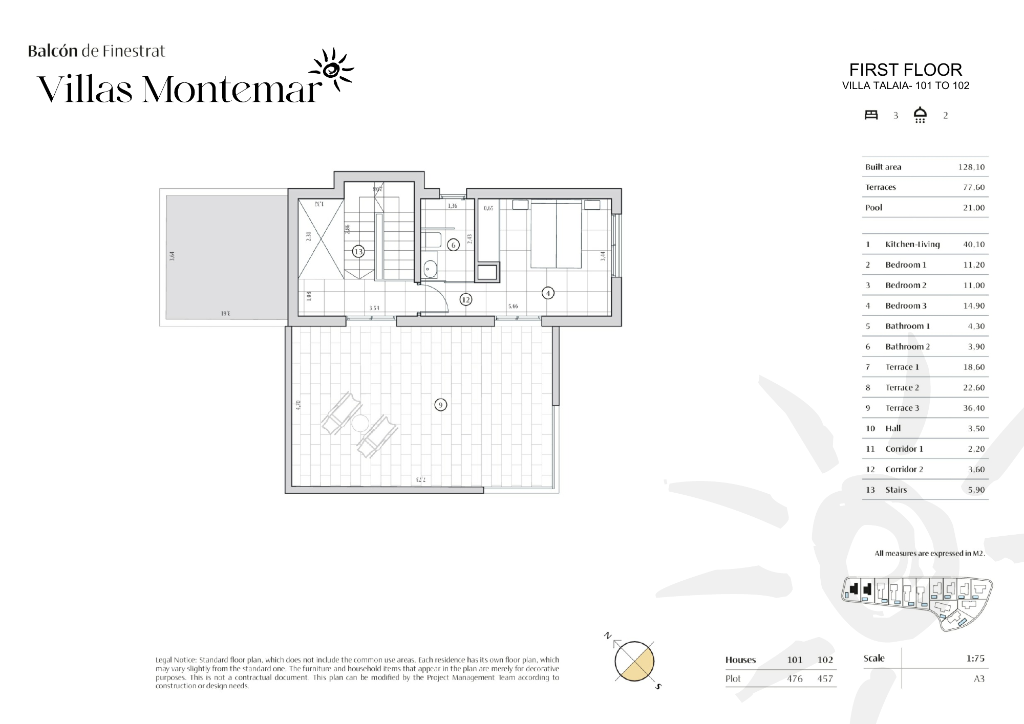 montemar villas — Talaia First Floor
