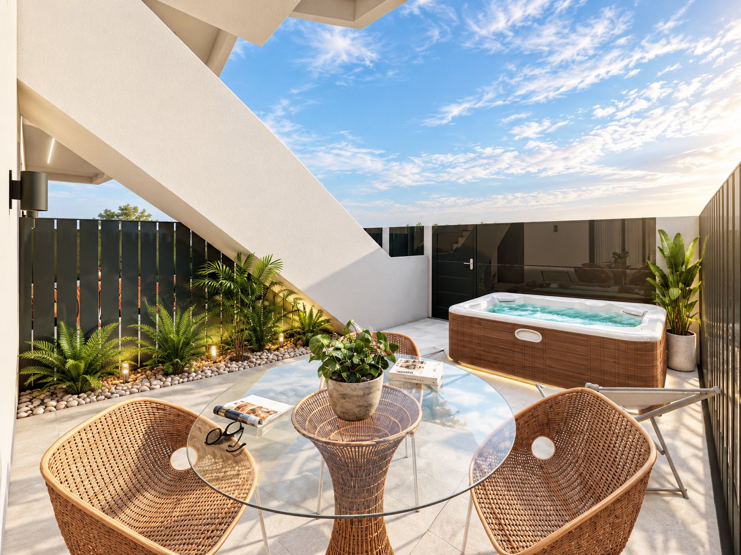 Alma 2 Bungalows — Ground-floor terrace · View A